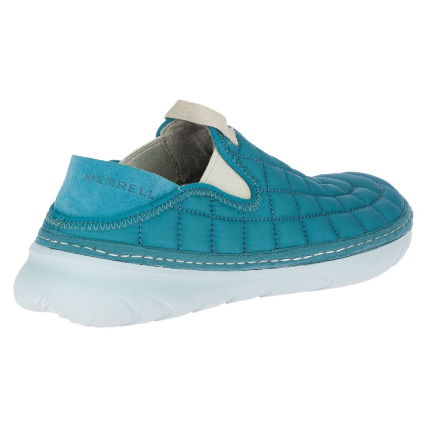 Chaussure Casual Merrell Hut Moc Turquoise Femme | Q.U.ALSO